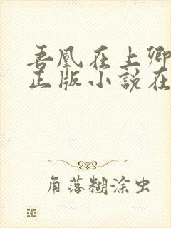 吾凰在上卿在下正版小说在哪看