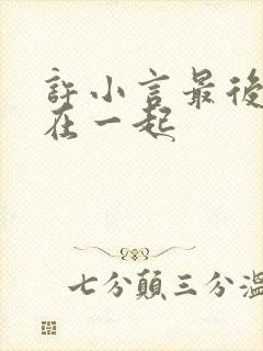 许小言最后和谁在一起