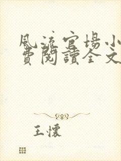 风流官场小说免费阅读全文无弹窗封面