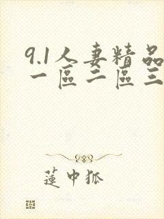 9.1人妻精品一区二区三区