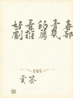 好看的青春电视剧推荐几部