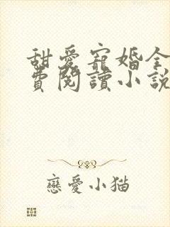 甜爱宠婚全文免费阅读小说