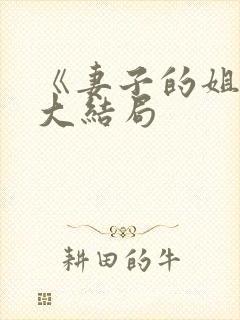 《妻子的姐姐》大结局