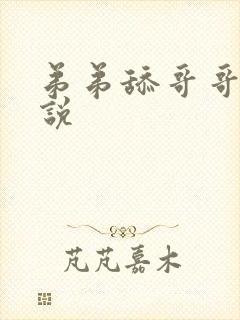 弟弟舔哥哥的小说