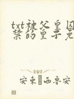 txt被父皇囚禁的皇子免费阅读全文下