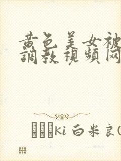 黄色美女被sm调教视频网站