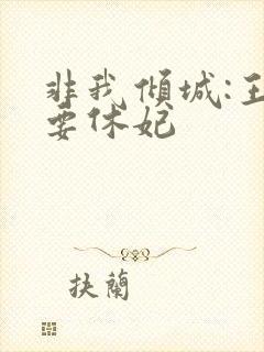 非我倾城:王爷要休妃