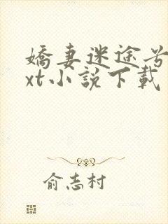 娇妻迷途兮夜txt小说下载