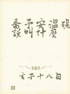 乔予安温砚深小说叫什么