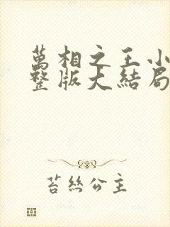 万相之王小说完整版大结局