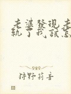 老婆发现老公出轨了我该怎么办