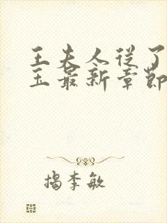 王夫人从了贾宝玉最新章节列表