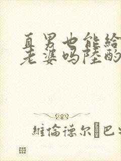 直男也能给人当老婆吗陆酌言