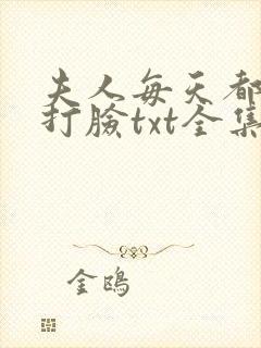 夫人每天都在线打脸txt全集小说