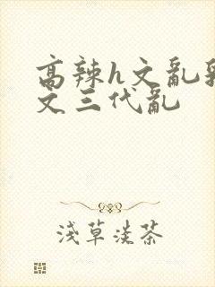 高辣h文乱乳h文三代乱