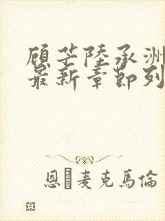 顾芒陆承洲小说最新章节列表免费