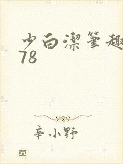 少白洁笔趣阁178封面