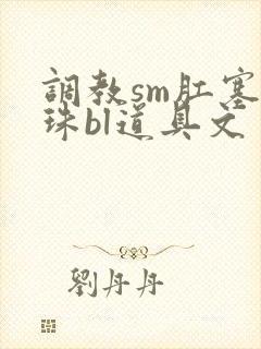 调教sm肛塞拉珠bl道具文