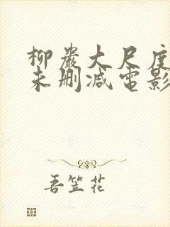 柳岩大尺度做爰未删减电影