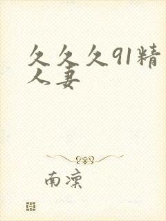 久久久91精品人妻