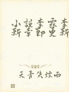 小说李霖李澜最新章节更新