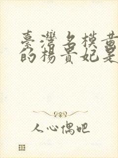 台湾名模黄蓉演的杨贵妃是哪部剧封面