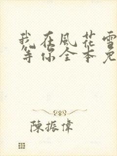 我在风花雪月里等你全本免费阅读封面