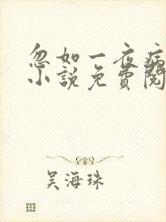 忽如一夜病娇来小说免费阅读封面