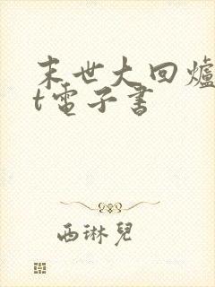 末世大回炉txt电子书