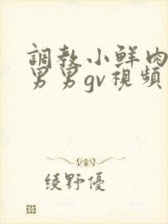 调教小鲜肉捆绑男男gv视频