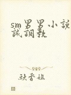 sm男男小说训诫调教
