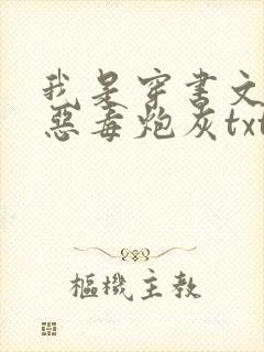 我是穿书文里的恶毒炮灰txt封面