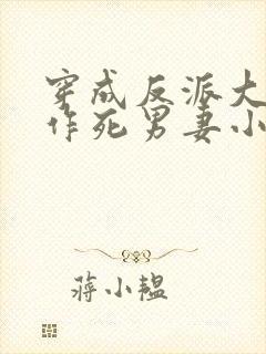 穿成反派大佬的作死男妻小说