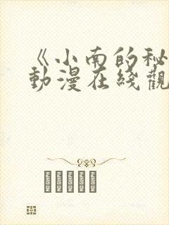 《小南的秘密》动漫在线观看全集免