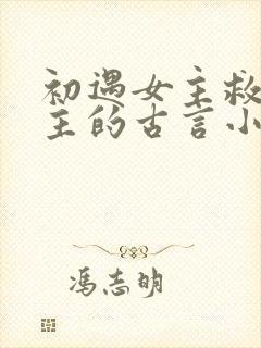 初遇女主救了男主的古言小说封面