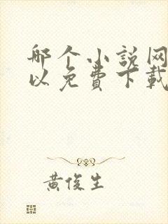 哪个小说网站可以免费下载小说