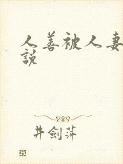 人善被人妻 小说