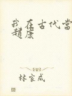 我在古代当王爷赵康