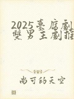 2025台腐剧双男主剧推荐
