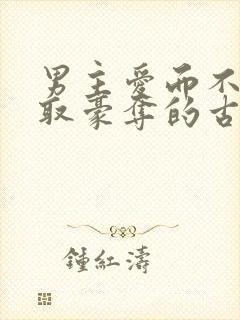 男主爱而不得强取豪夺的古言小说封面