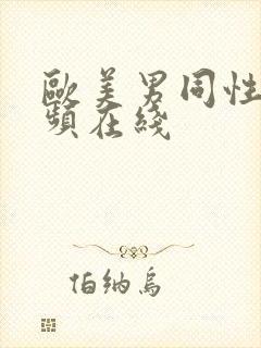 欧美男同性恋视频在线封面