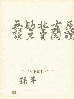 无助北方原著小说免费阅读封面