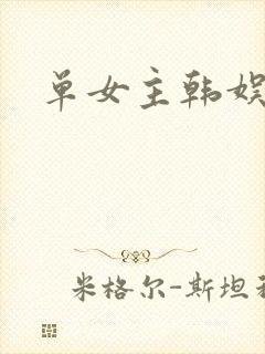 单女主韩娱小说封面