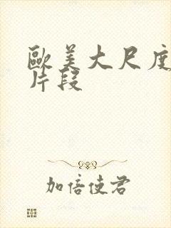 欧美大尺度床戏片段