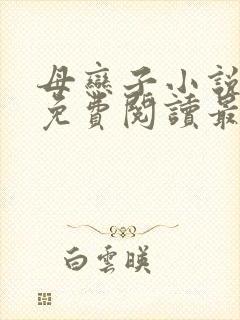 母恋子小说全文免费阅读最新章节