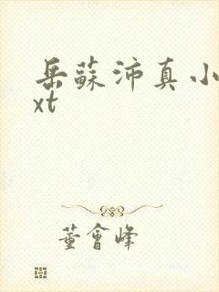 岳苏沛真小说txt