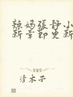 辣妈张静小说最新章节更新时间