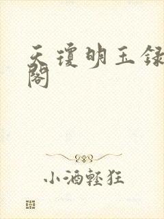 天琼明玉录笔趣阁