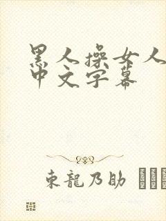 黑人操女人视频中文字幕封面