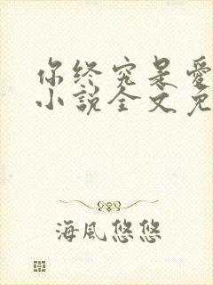 你终究是爱我的小说全文免费阅读